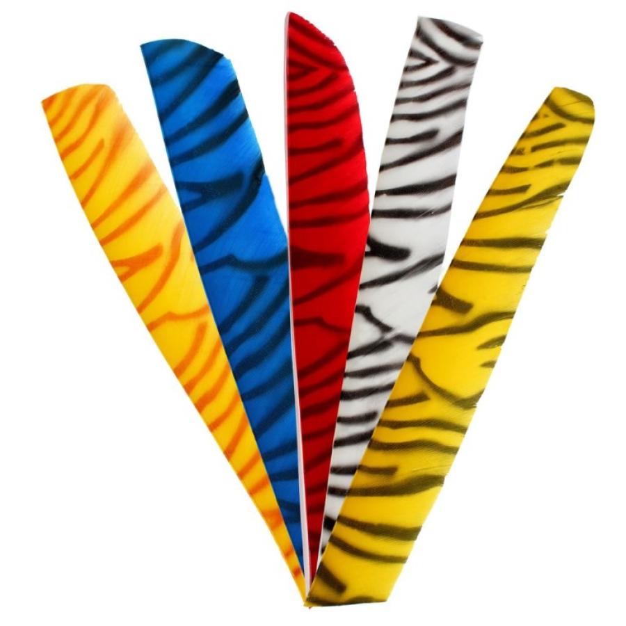 Bearpaw Naturfeder volle Länge Zebra RW