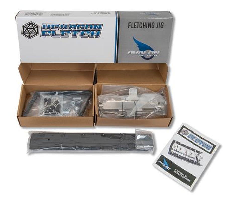 AVALON Hexagon Fletch Befiederungsgerät für 6 Pfeile